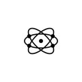 Atom vector icon